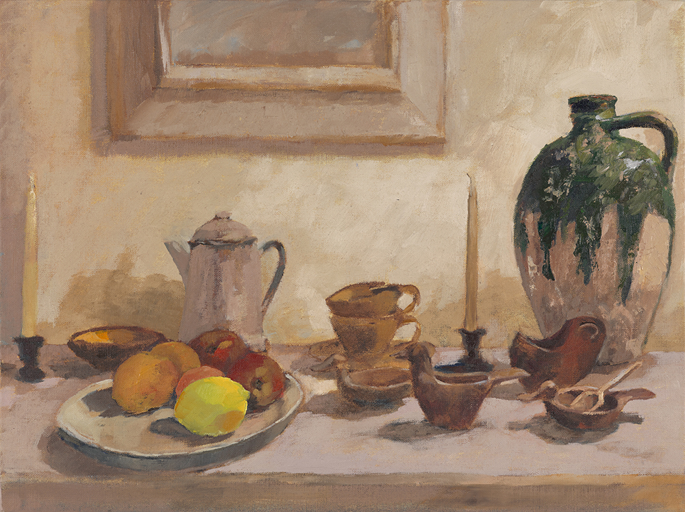 Eleanor Crow, Still Life with French Pot