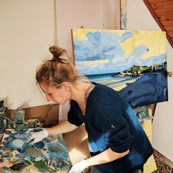 artist hester berry painting st ives