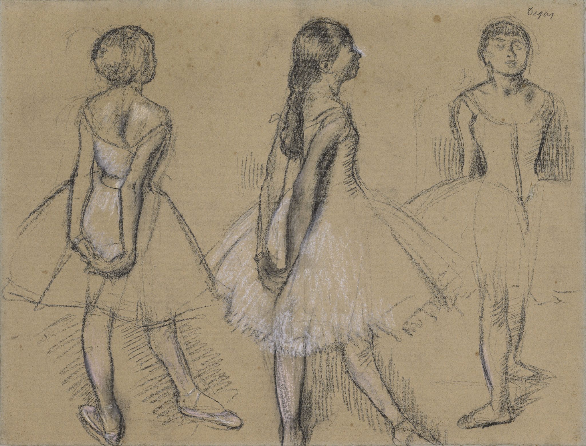 Degas, Three Studies of a Dancer