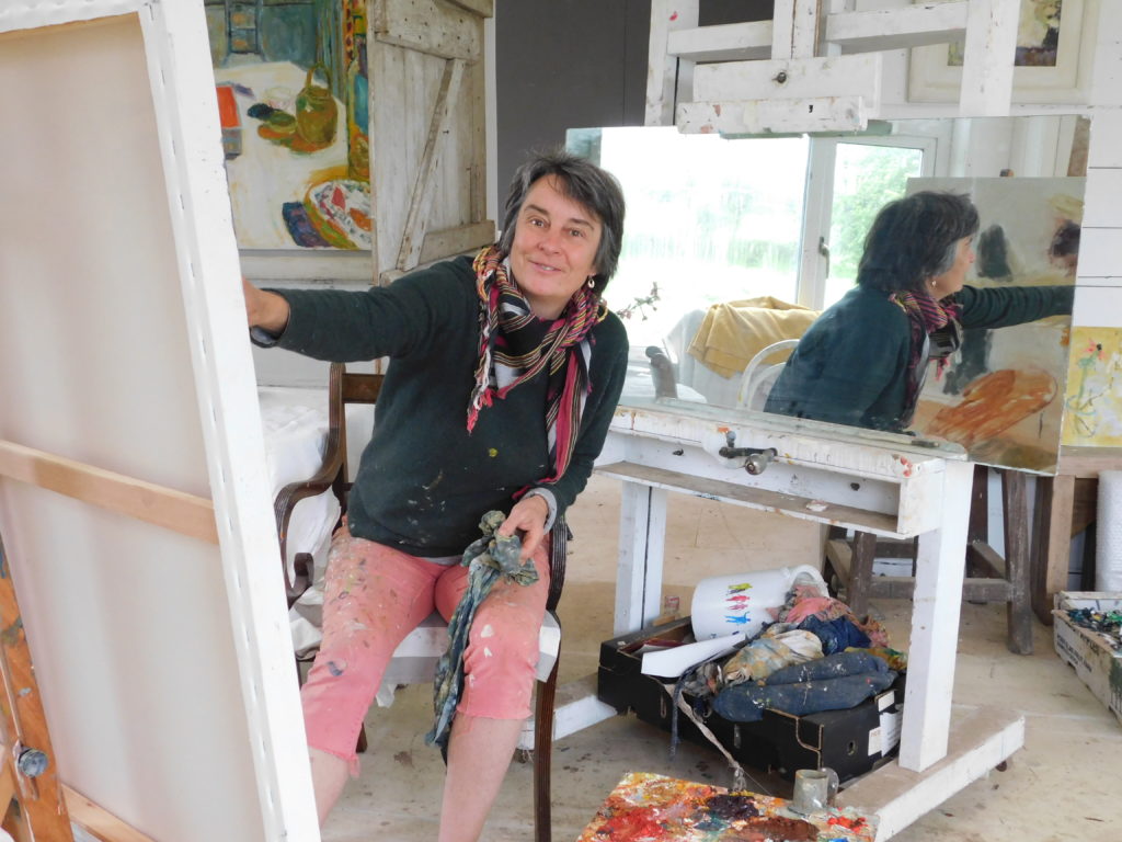 Alice Mumford in her studio