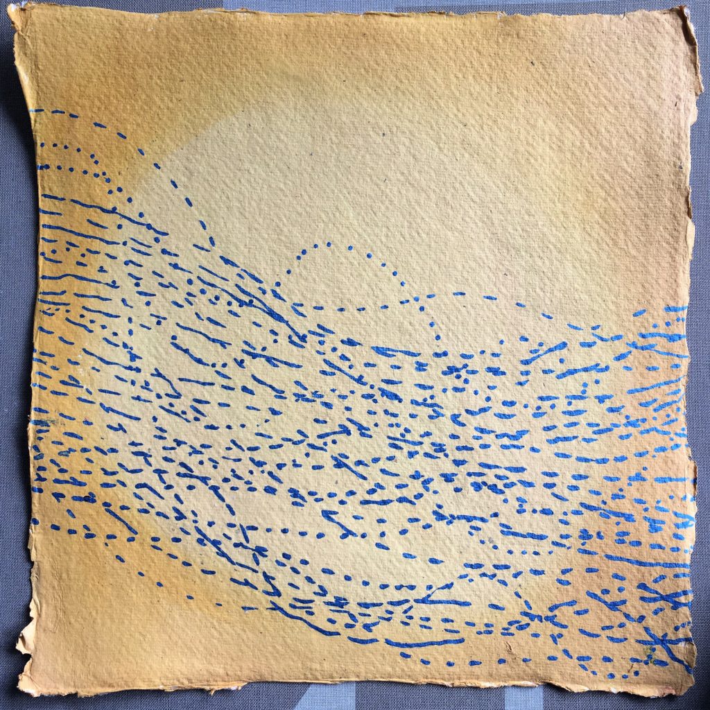 Kitty Hillier Porthmeor Art Collective Abstract Coastline