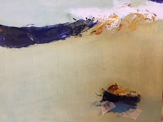 Painting by Marion Taylor for Blurring Boundaries at The St Ives School of Painting