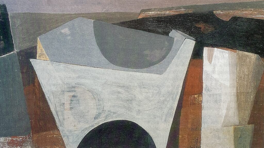 Wilhelmina Barns-Graham, Rock Theme, St Just 1953, oil on canvas