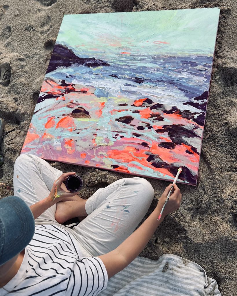 Painting by Kimmy Hussey,