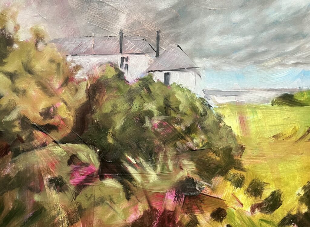 landscape oil painting by greg humphries