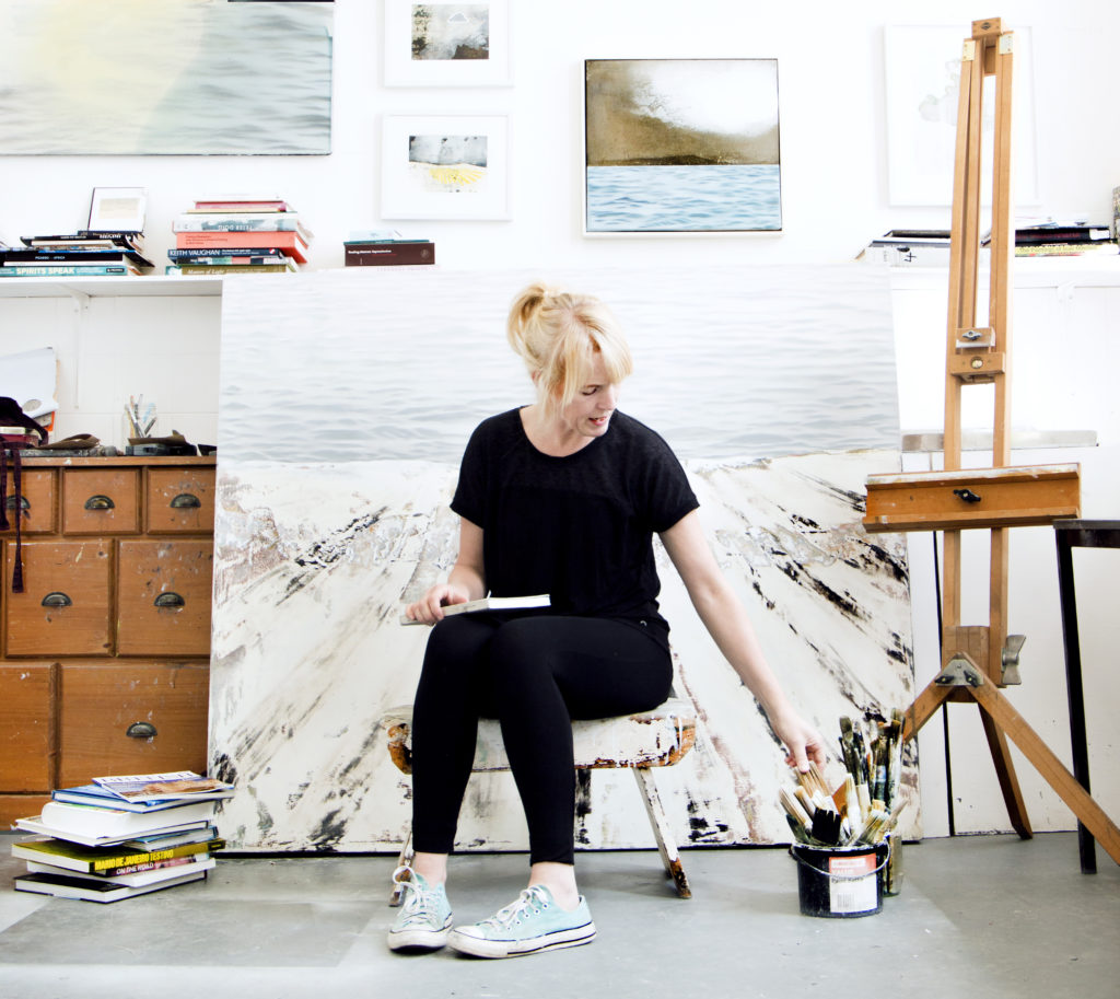 Kerry in her studio