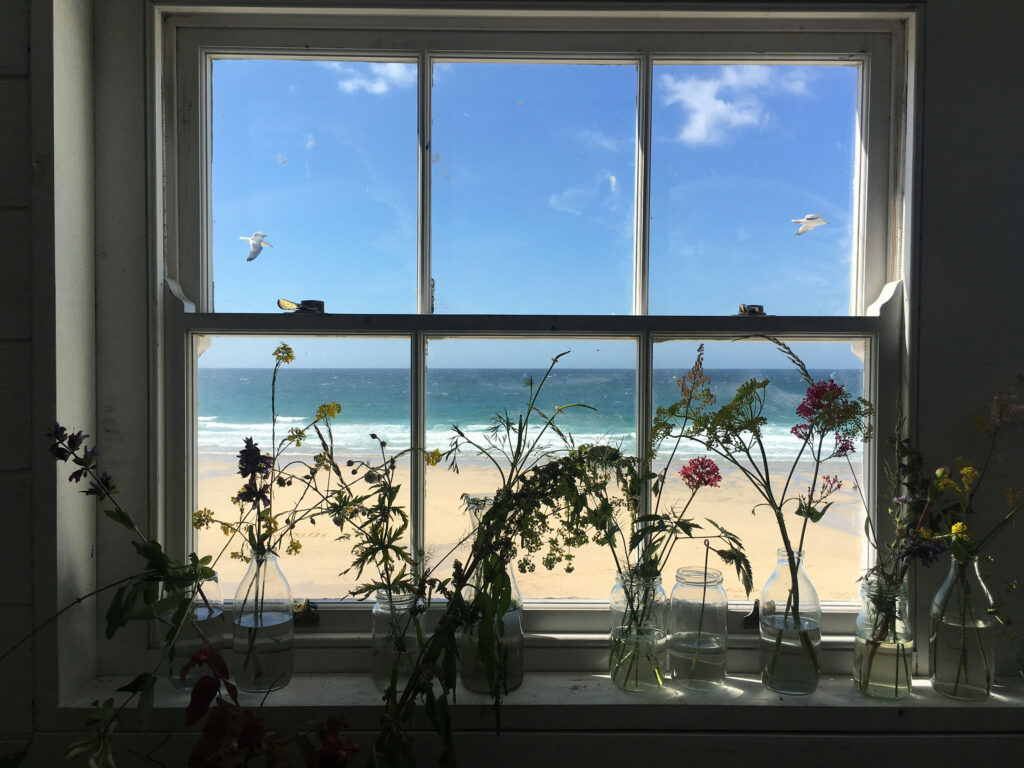 Studio Window, Kitty Hillier, Summer Still Life