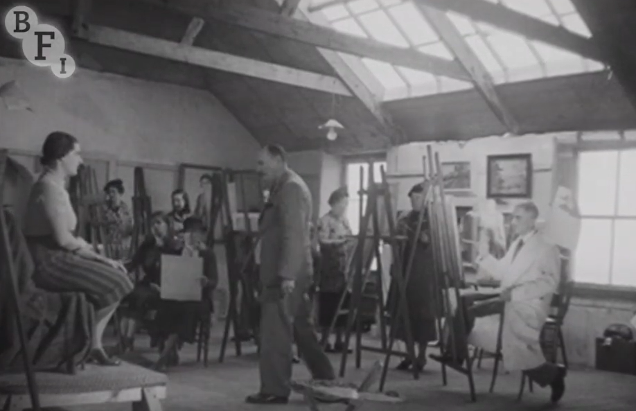 A Glimpse Inside St Ives School of Painting in 1948