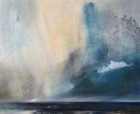 abstract landscape paintings by Amy Albright