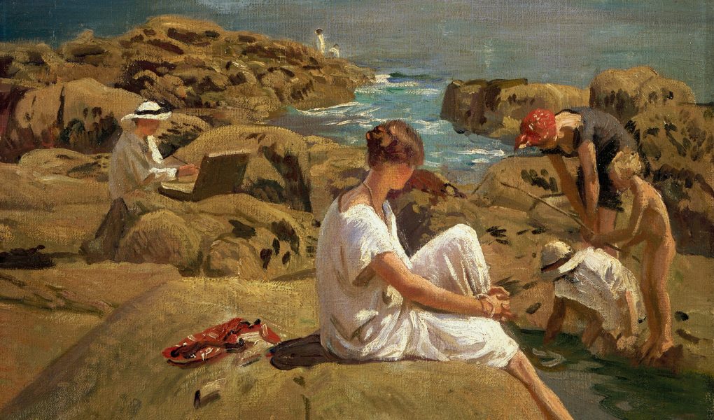 on the rocks by laura knight