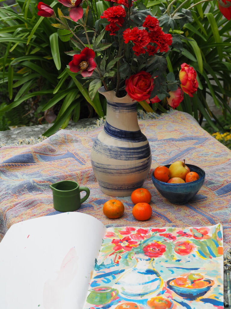 Still life laid out by Victoria Gillow