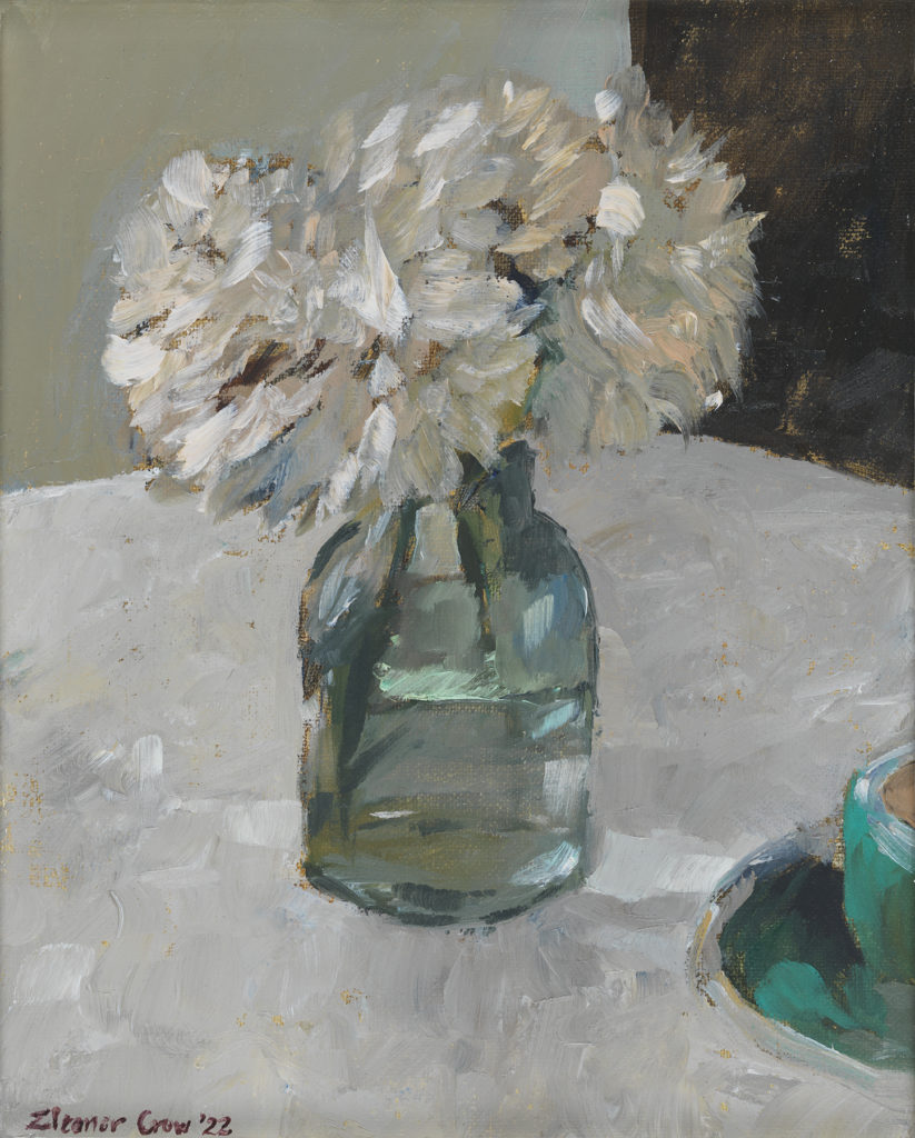 Eleanor Crow, Peonies in a Glass Jar