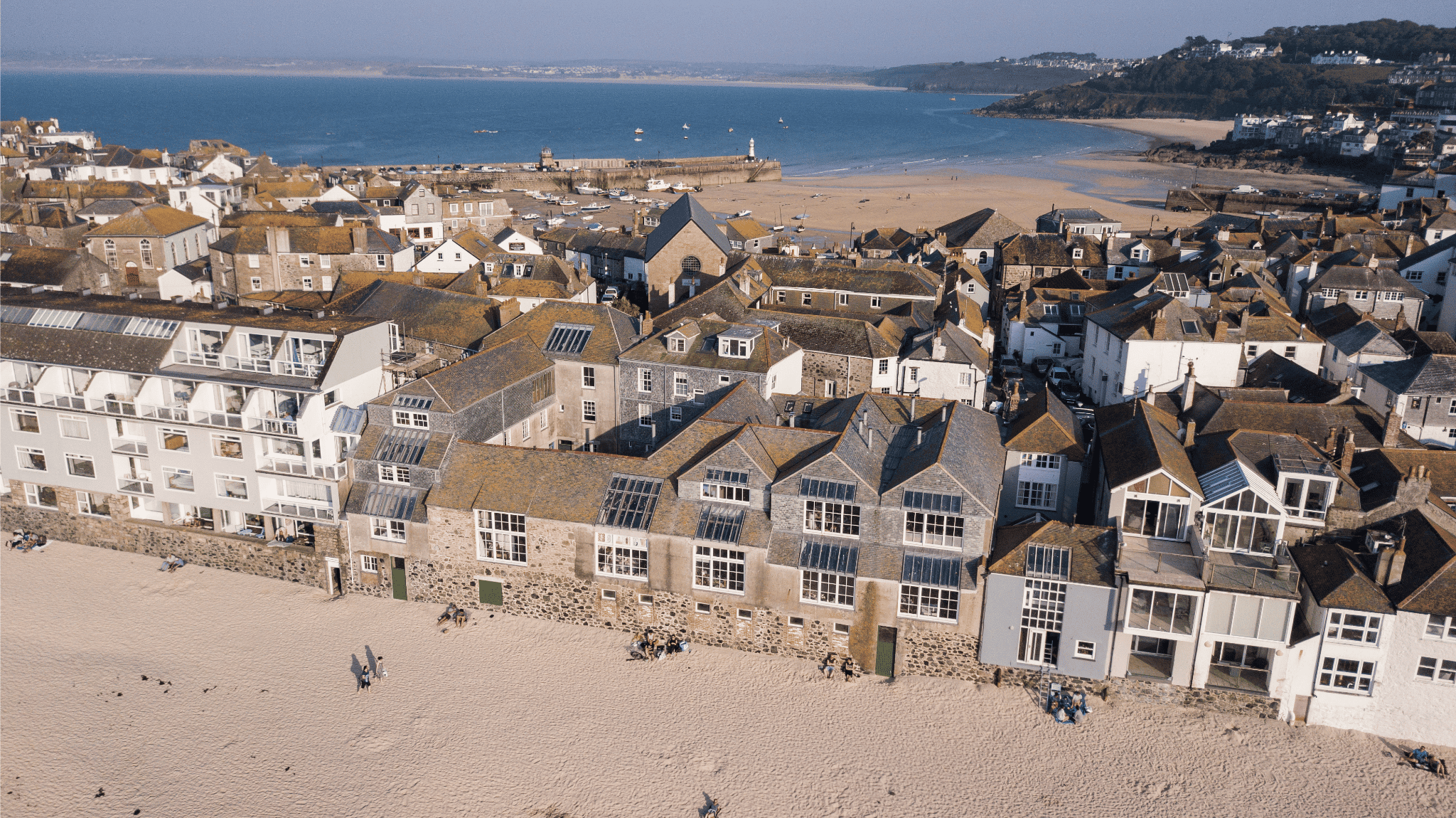 st ives school of painting studios from above