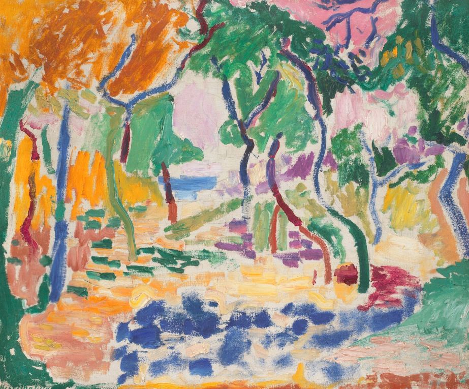 Landscape near Collioure. Study for 'The Joy of Life' by Henri Matisse