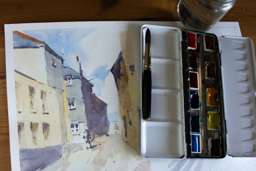 St ives watercolour David Webb