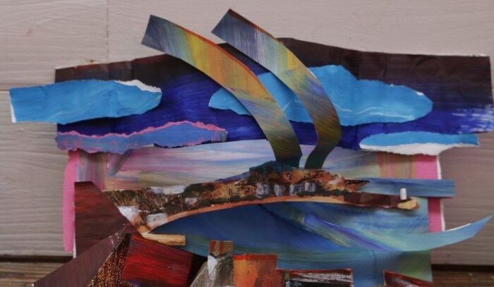 camilla dixon abstract relief students work