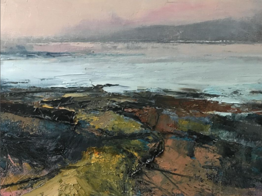 painting by Jill Eisele of a seascape