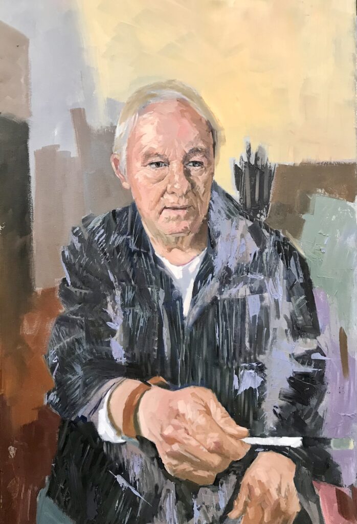 Self Portrait in oils by Gary Long