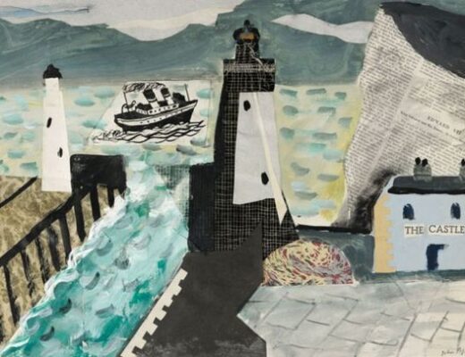 Mixed media by John Piper, Newhaven, The Castle, 1936