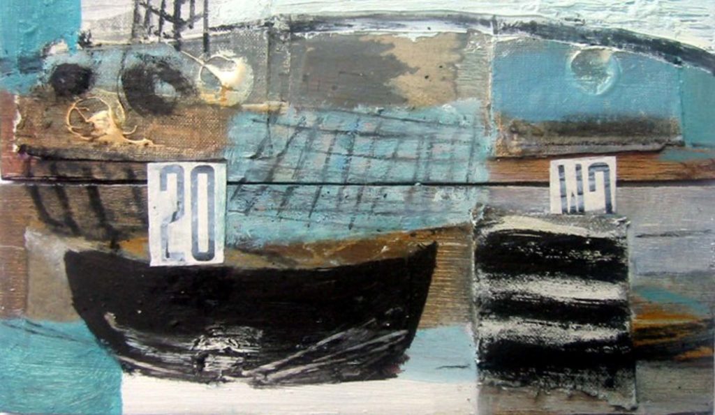 st ives harbour and town mixed media art course