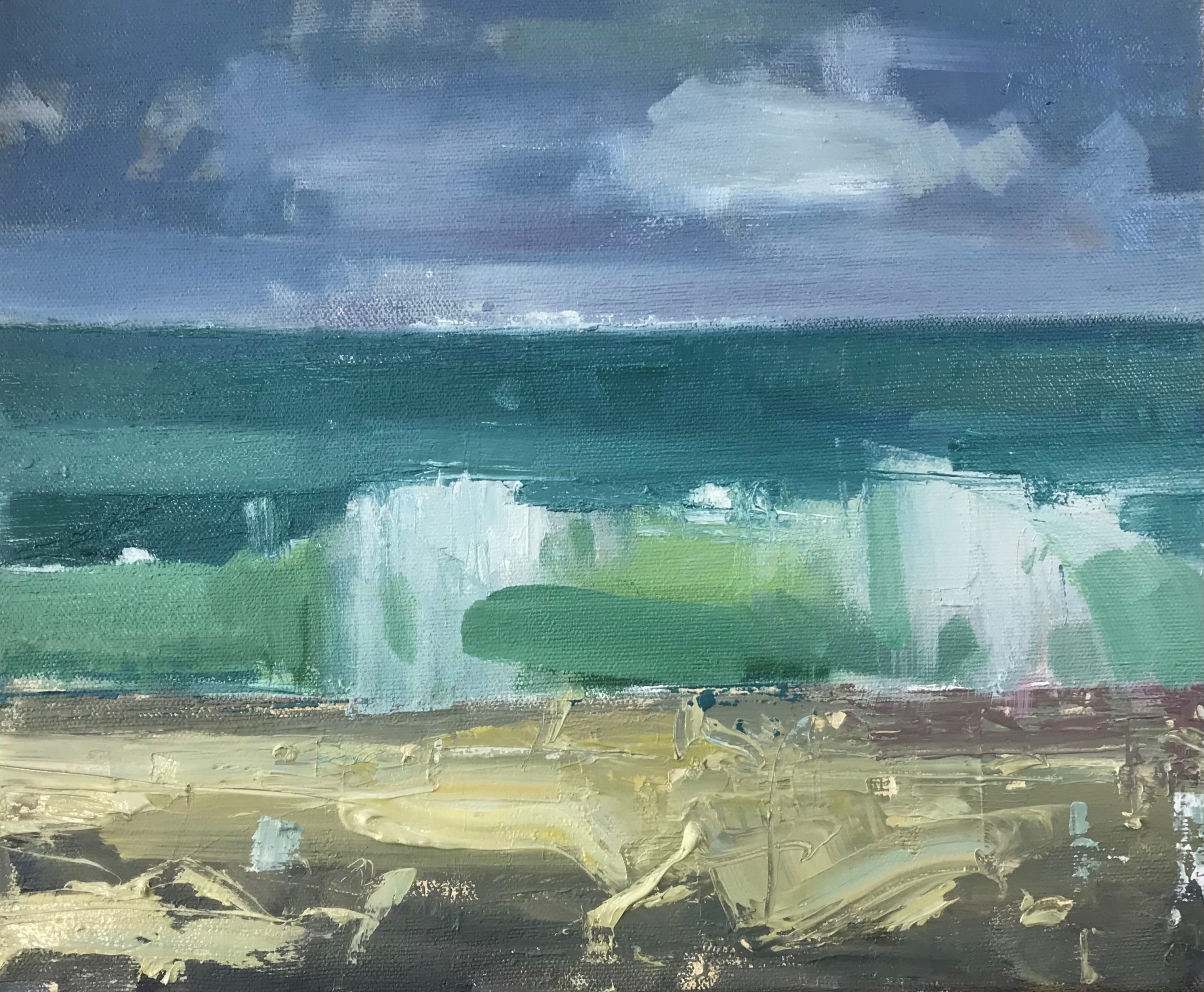 Seascape oil painting